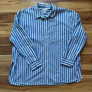 Madewell Signature Poplin Oversized Shirt